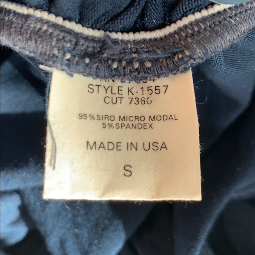 Krisa Navy Ruched Sleeveless Mini Dress - sz S - Picture 5 of 5